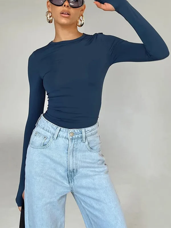 fashion women t shirt long sleeve