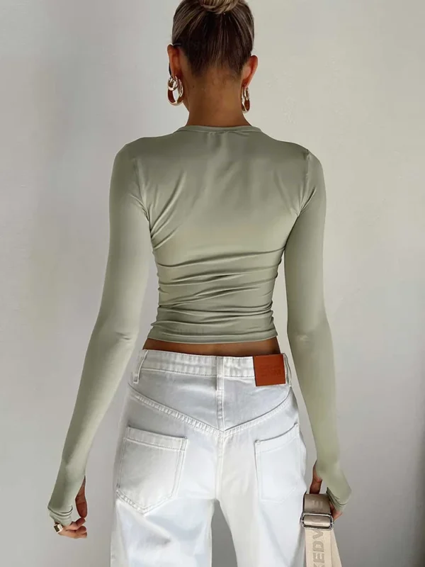 fashion women t shirt long sleeve