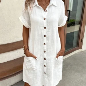vintage women solid mini dress